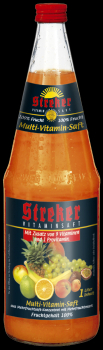 Streker Multivitamin Saft 6 x 1,0 Liter (Glas/Mehrweg)